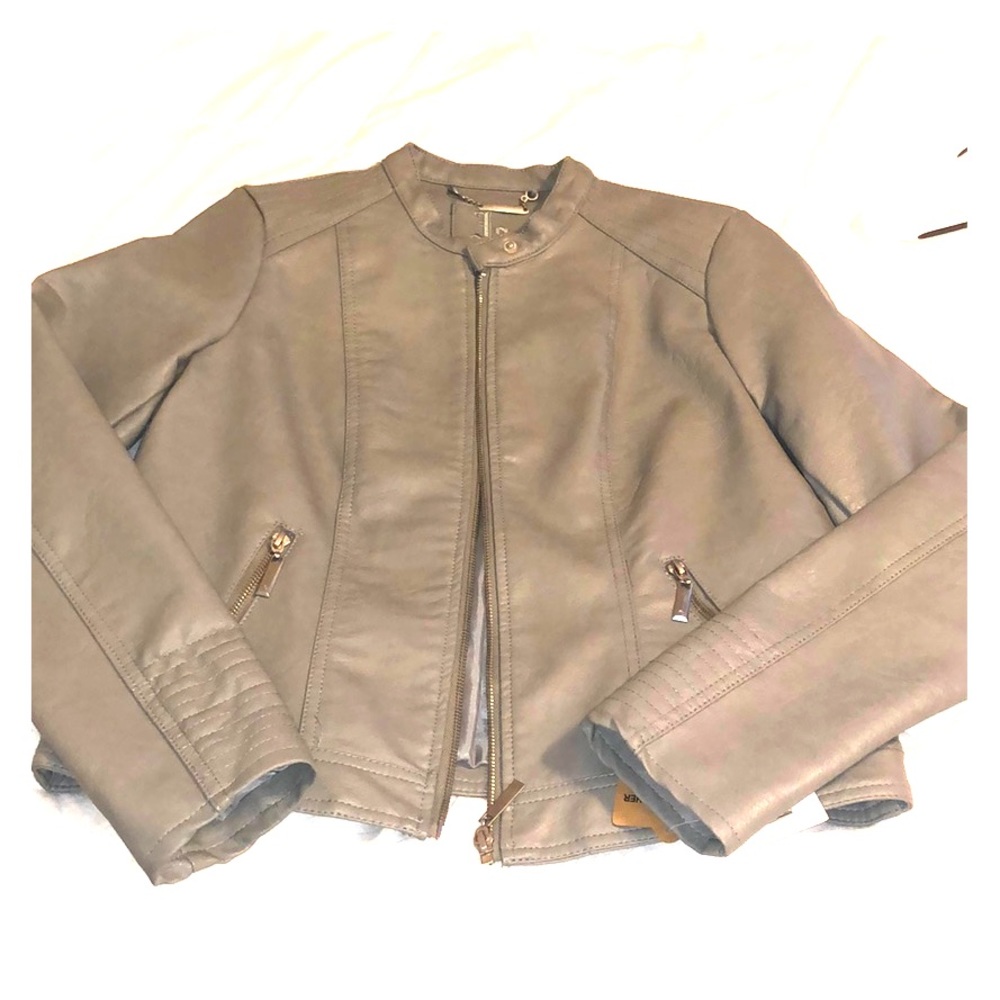 Gray moto jacket - Picture 2 of 8